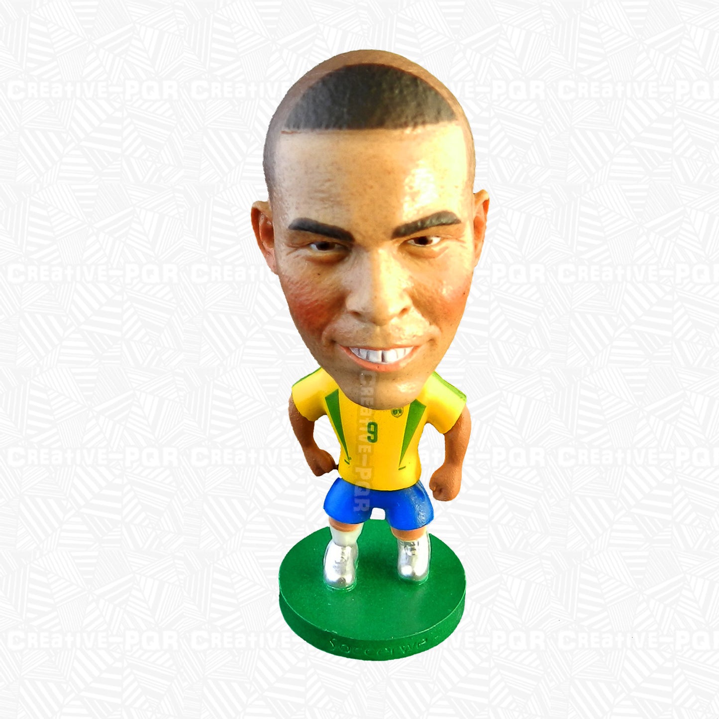 Set of 4 Ronaldo Soccer Player Figurines - Brazil National Team