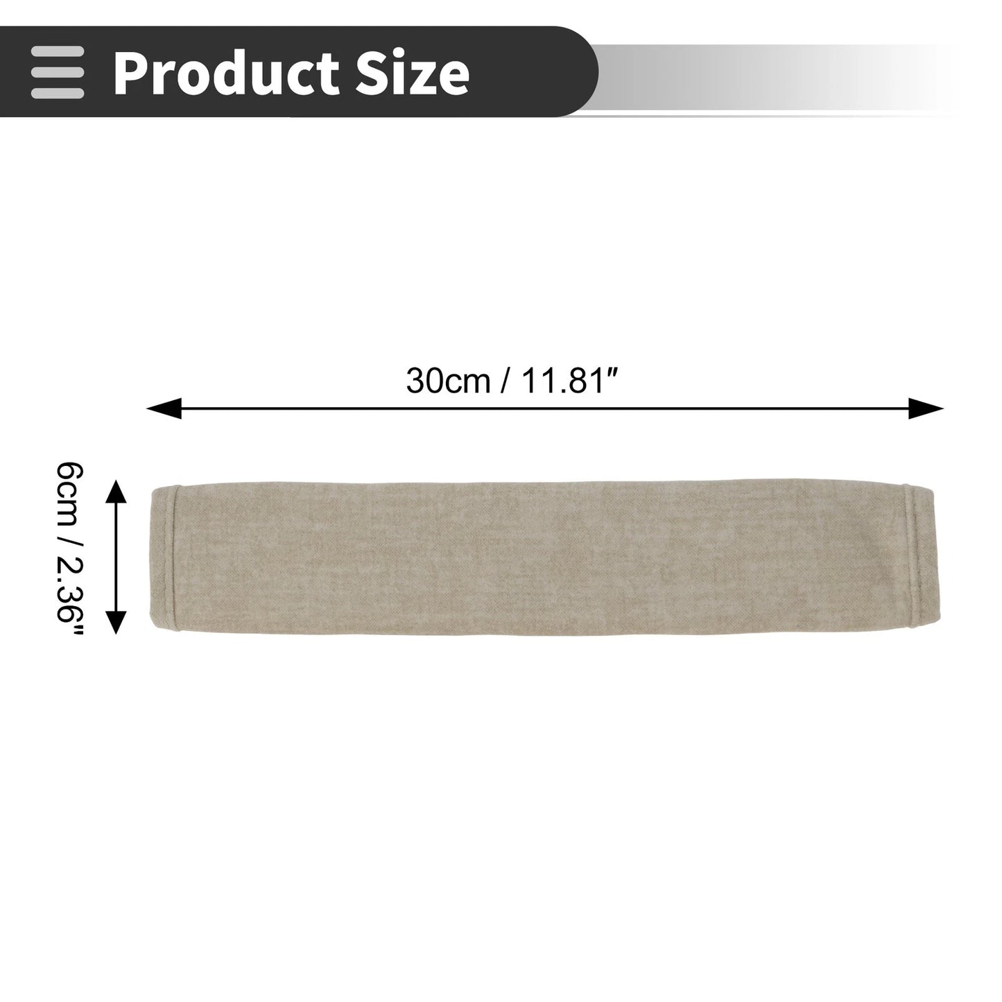 2X Beige Seat Belt Cover Pad Cat Paw Fleece 11.81"