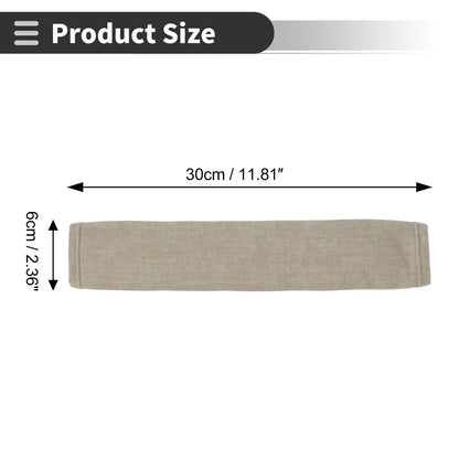 2X Beige Seat Belt Cover Pad Cat Paw Fleece 11.81"