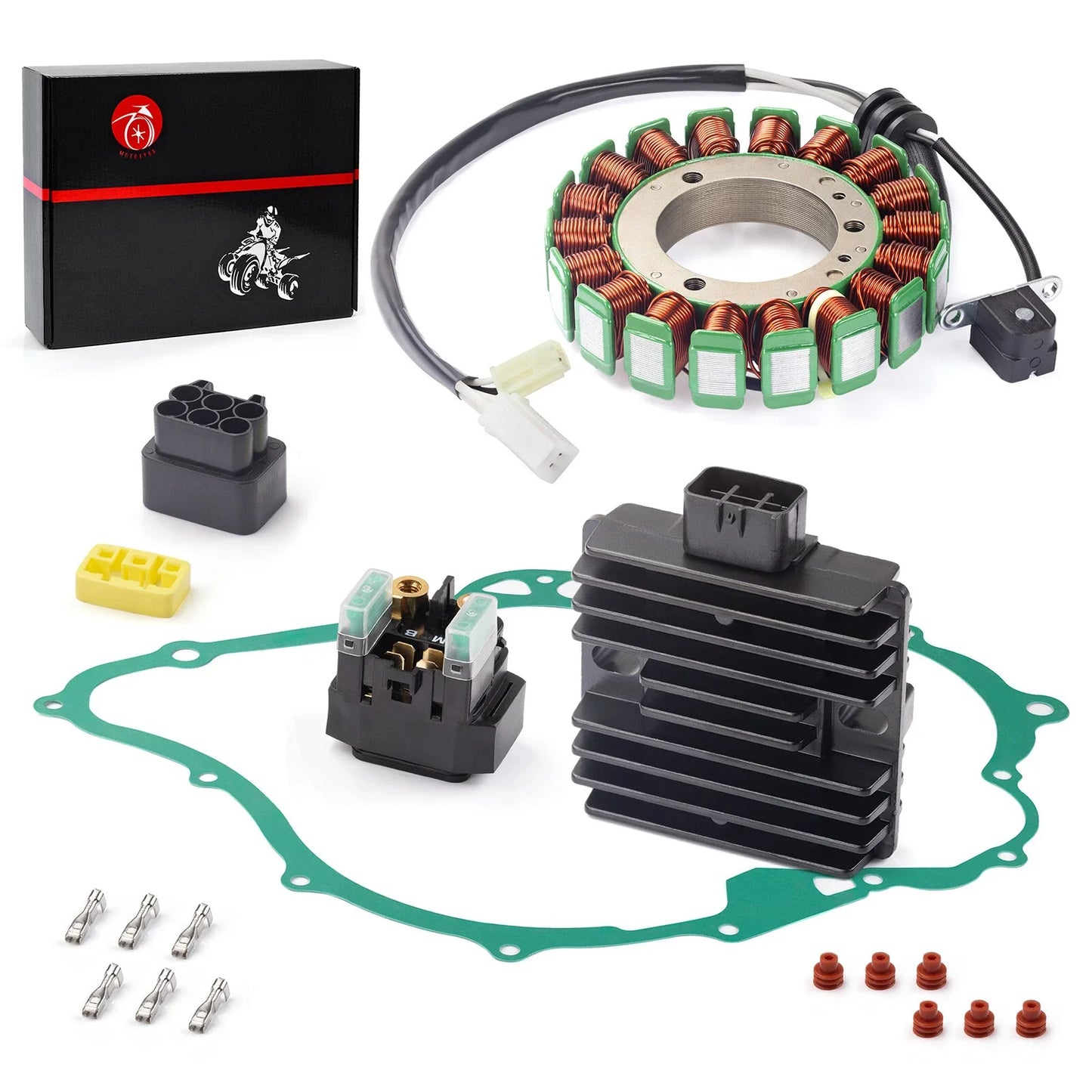 Stator Relay Rectifier W Gasket for Yamaha V-Star 1100 XVS1100 (2004–2009)