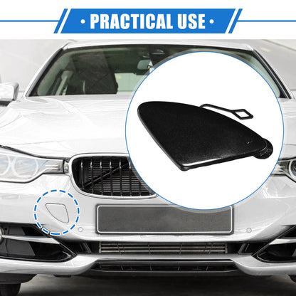 Tow Hook Eye Hole Cover Cap for BMW 3 Series (2012–2015) Black