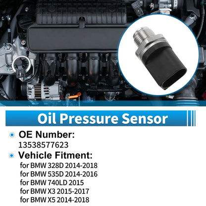 Engine Oil Pressure Sensor No.13538577623 for BMW 328D (2014–2018)