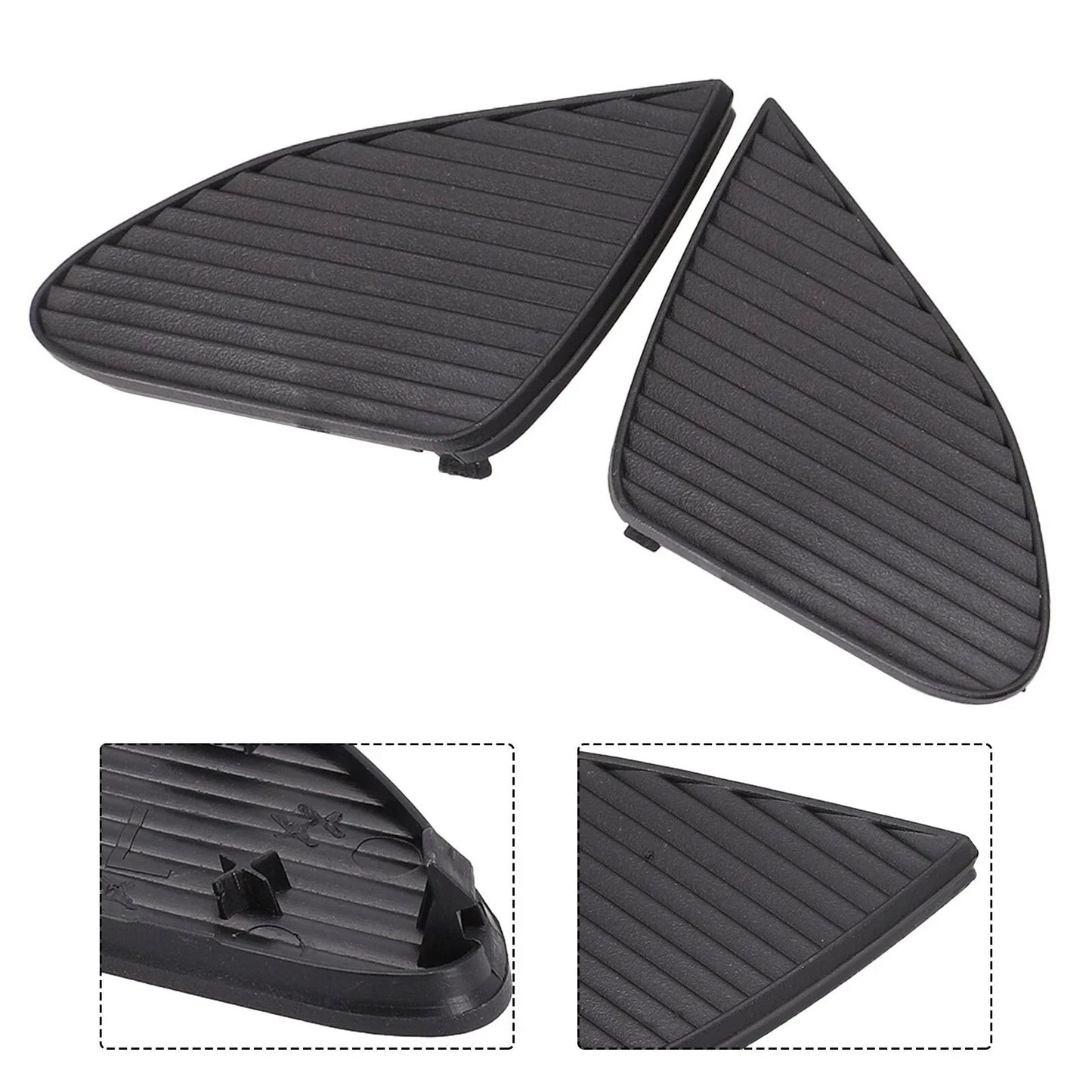 Fog Light Cover ABS Black for Lexus IS (2009–2011)