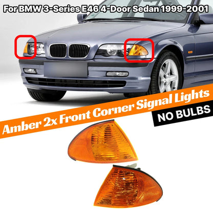 Front Corner Signal Lights for BMW 3-Series E46 (1999–2001)