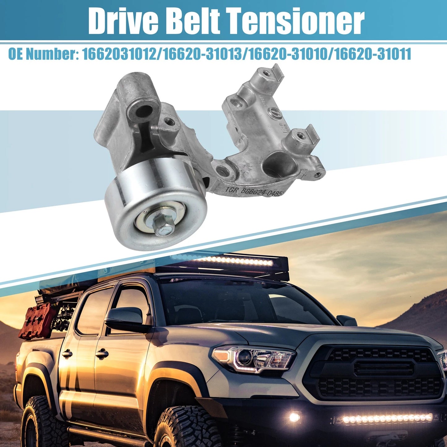 Belt Tensioner Pulley Assembly No. 1662031012 for Toyota Tacoma (2005–2015)