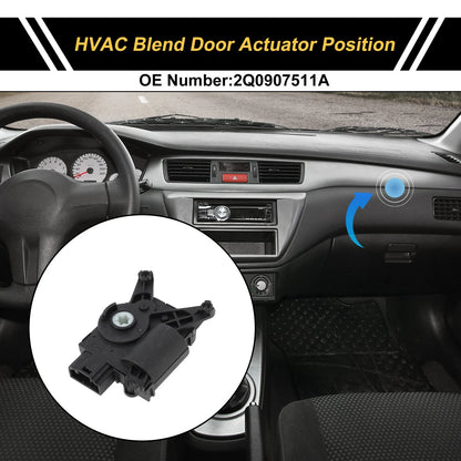 HVAC Heater Blend Door Actuator for Volkswagen Tiguan (2012–2016) No. 2Q0907511A