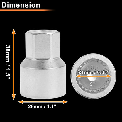 Wheel Lock Lug Nut for VW Touareg (2004–2010) - ABC57/21Pt