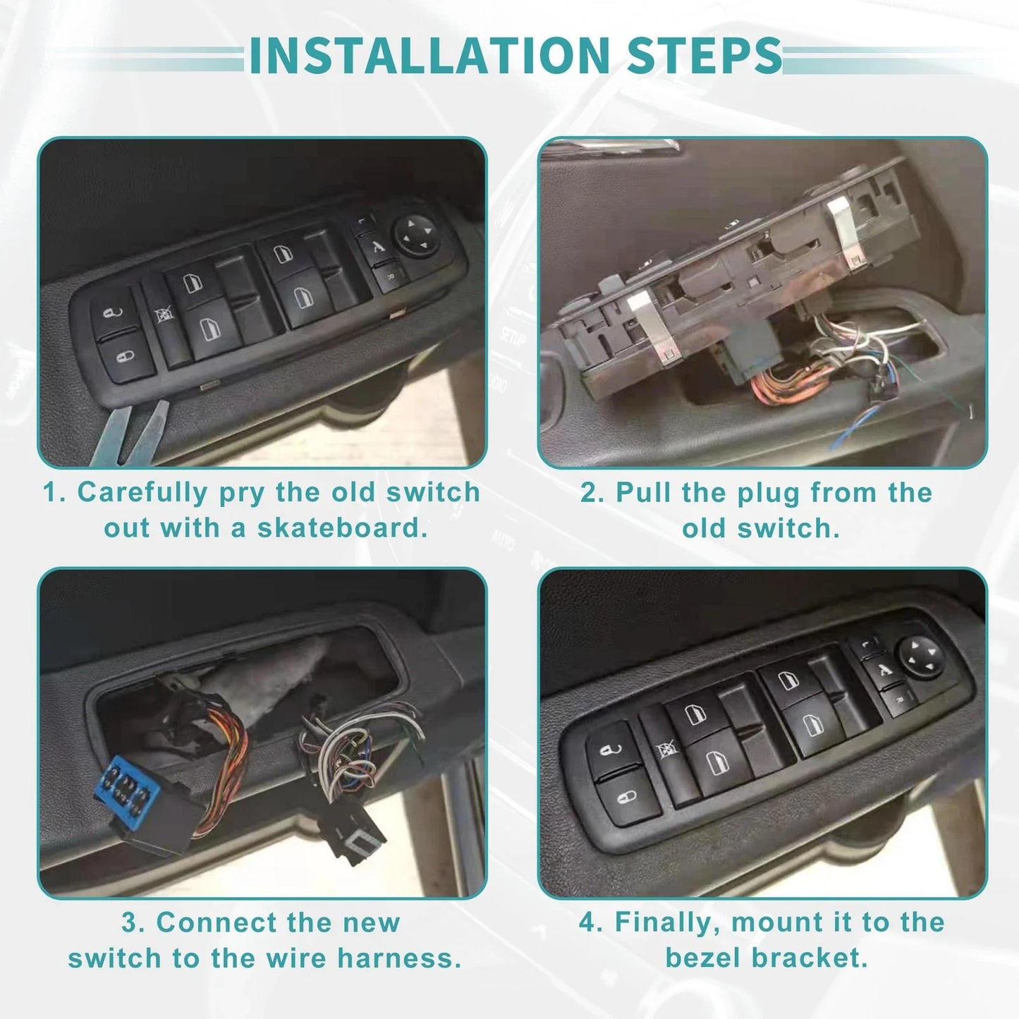 Front/Rear/Right Power Window Switch for BMW 328i (2007 - 2013)