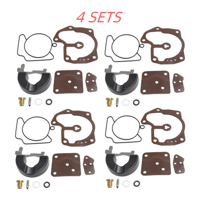 Set of 4 Carburetor Repair Kits for BRP OMC Johnson Evinrude