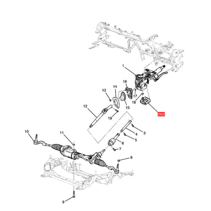 Steering Column Lock Control Module for Chevrolet Cruze (2012–2015)