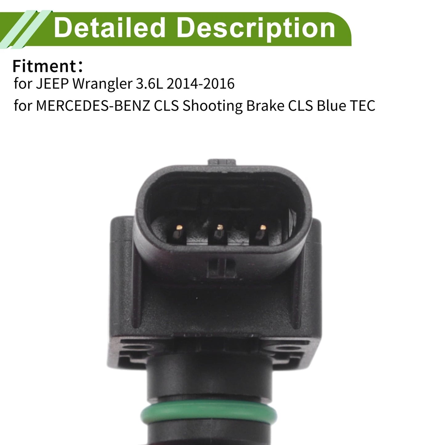 MAP Sensor No.0261230227 for Jeep Wrangler 3.6L (2014–2016)