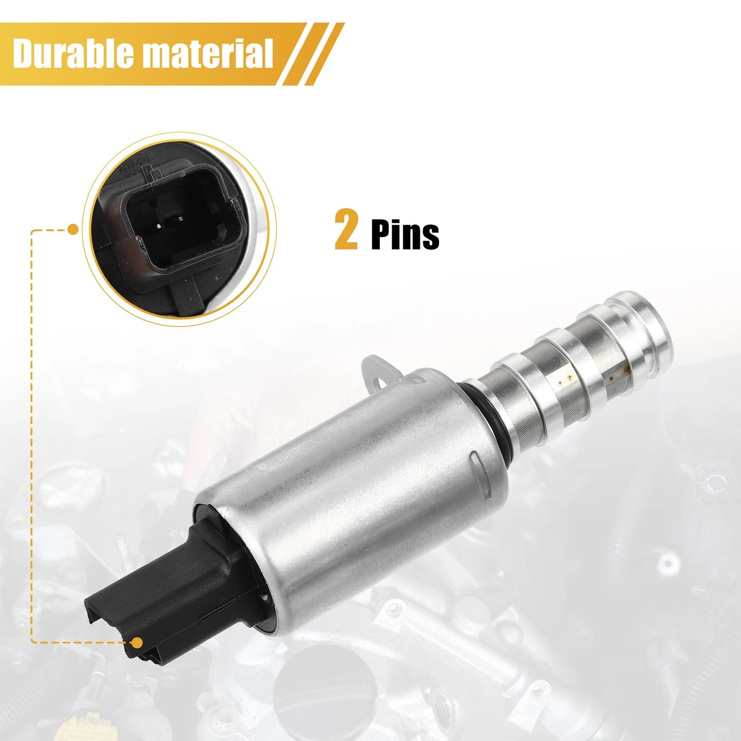 1 Pair Engine Variable Timing Oil Solenoid 11368610388 for Mini Cooper (2007–2016)