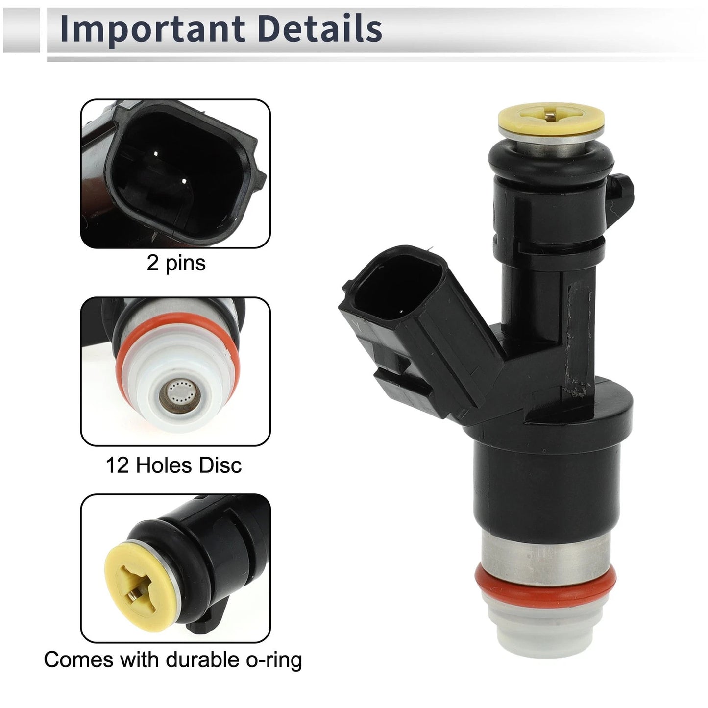 Fuel Injector No. 16450-R40-A01 for Honda Accord 2.4 (2008–2012)