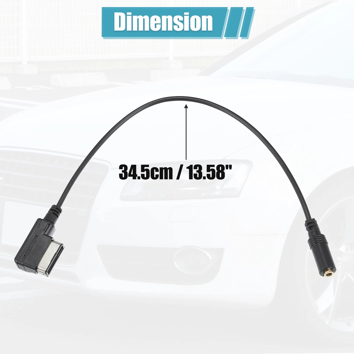 AMI MDI to AUX 3.5mm Female Jack Adapter for Audi