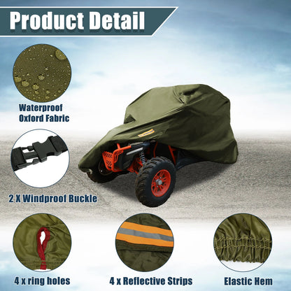 Waterproof UTV Cover for Kawasaki Can-Am 4-6 Seater (2010–2023)