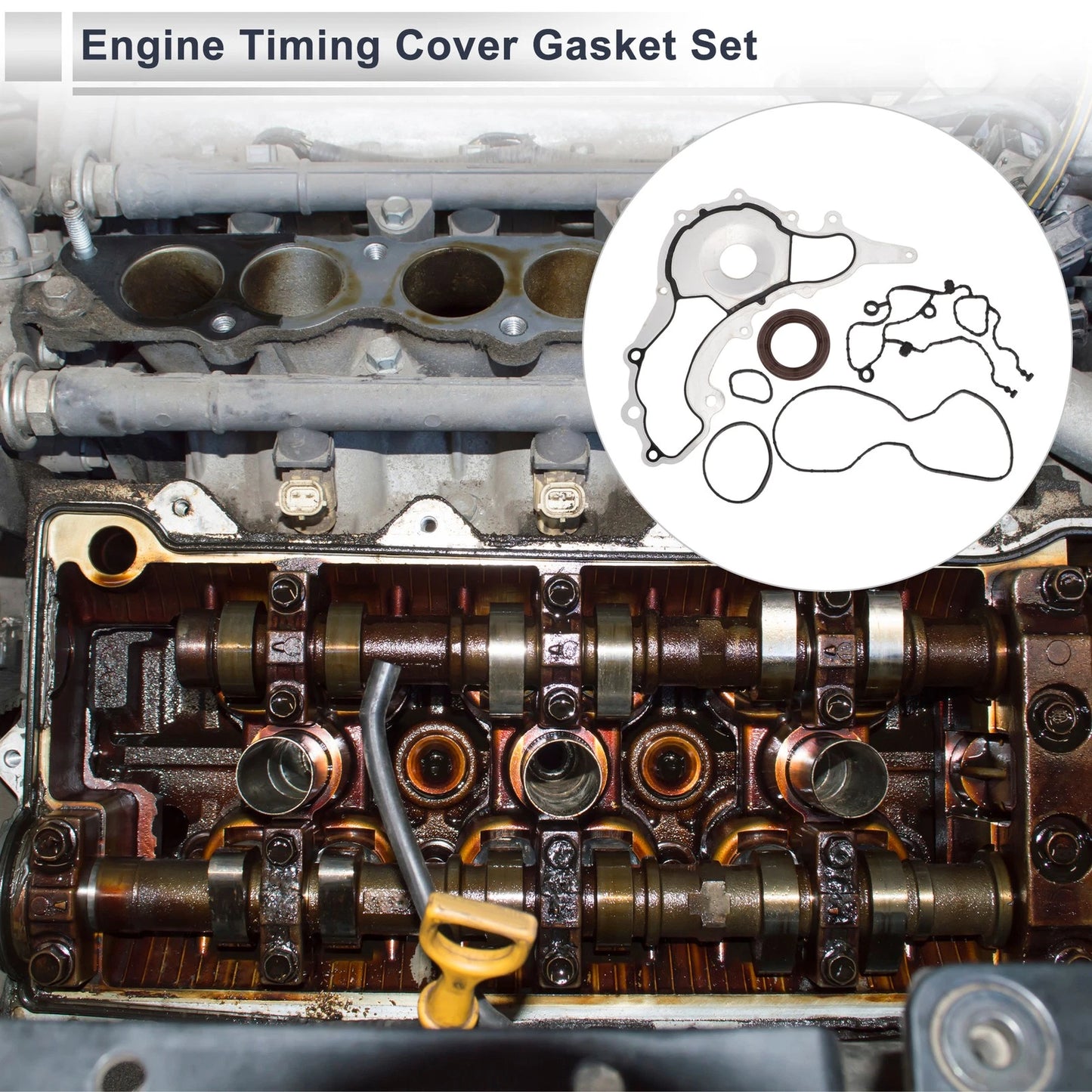 Engine Timing Cover Gasket Set TCS46162 for Jeep Wrangler (2012–2016)