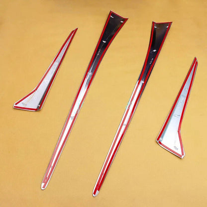 4x Chrome Door Body Side Molding Cover Trims for Lexus UX200 UX250h UX300 (2019–2024)