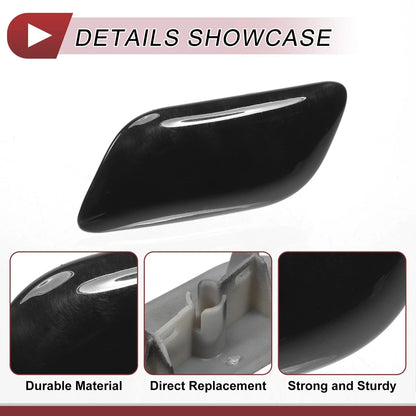Front Left Washer Nozzle Cover for Lexus LX570 (2008-2011) - Black 1 x Cap