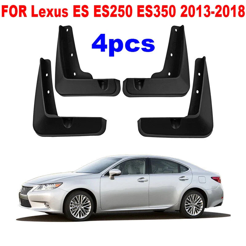 4 x Splash Guards Mud Flaps Fender for Lexus ES (2013–2018)