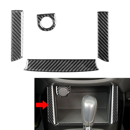 Black Center Console Storage Cover Trim for Subaru Forester (2009-2013)