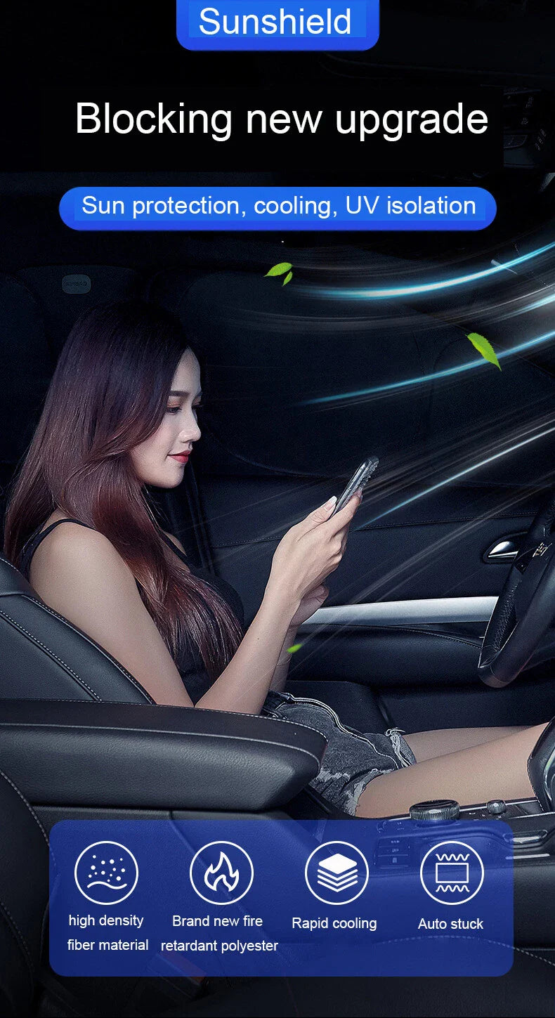 Window Sun Visor Shade Interior Privacy Sleep Shield for Tesla Model Y (2020–2023)