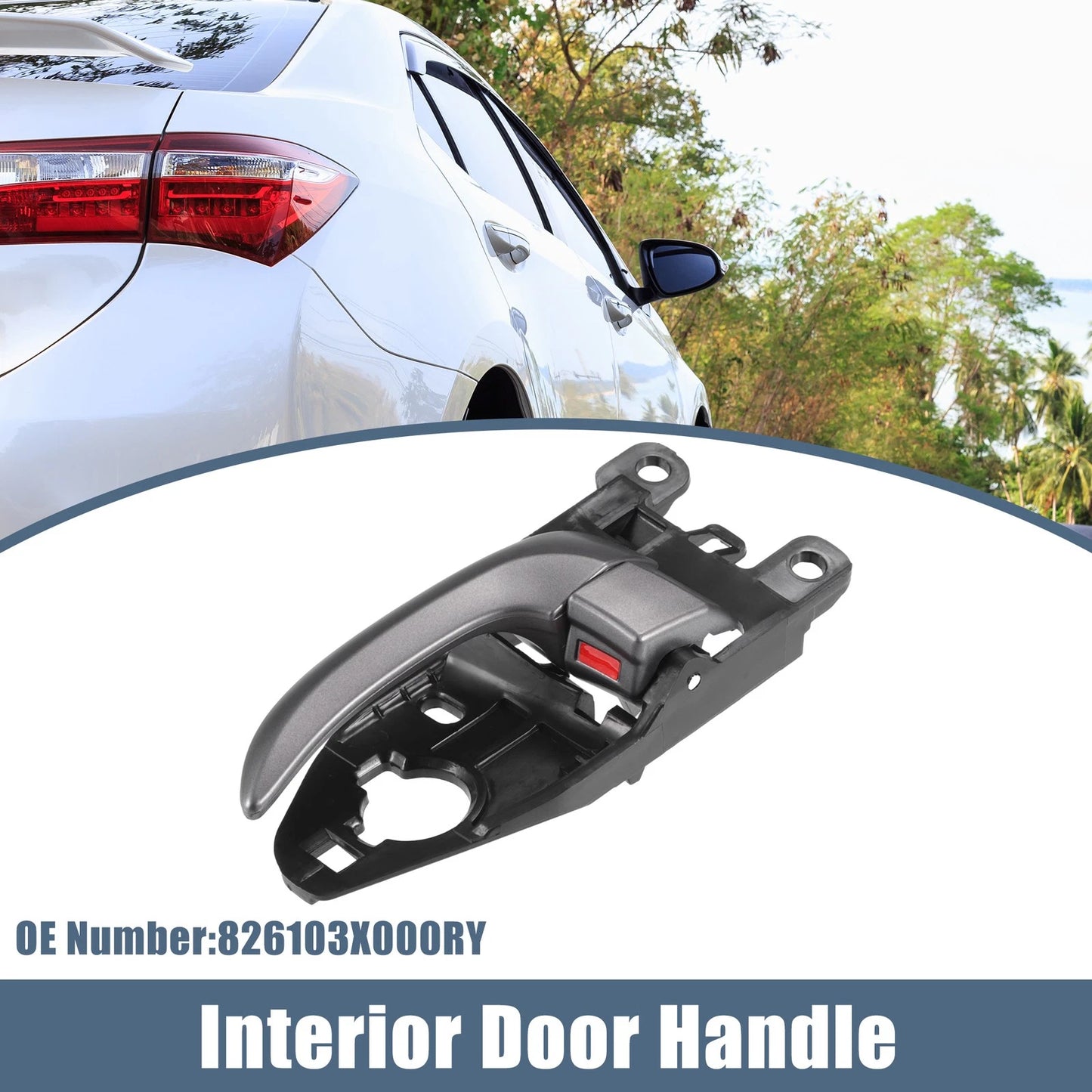 Front Rear Left Interior Door Handle for Hyundai Elantra (2011–2016) No. 826103X000RY