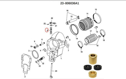 Shift Shaft Bushing for Alpha Gen II (1991–Present)