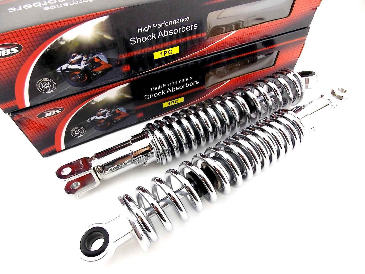 Chrome Rear Shock Absorbers for Honda CN250 Spazio