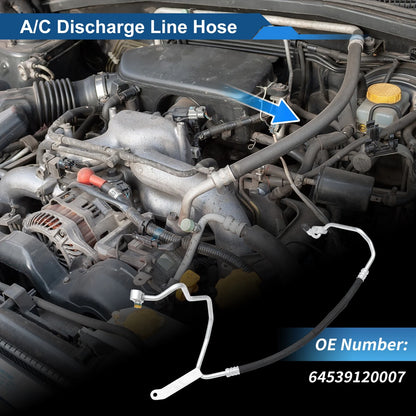 A/C Refrigerant Liquid Hose for BMW 740i (2009–2015) No. 64539120007