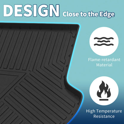 Flat Face Cargo Liner Rear Trunk Mat for Nissan Murano (2015–2022) TPE