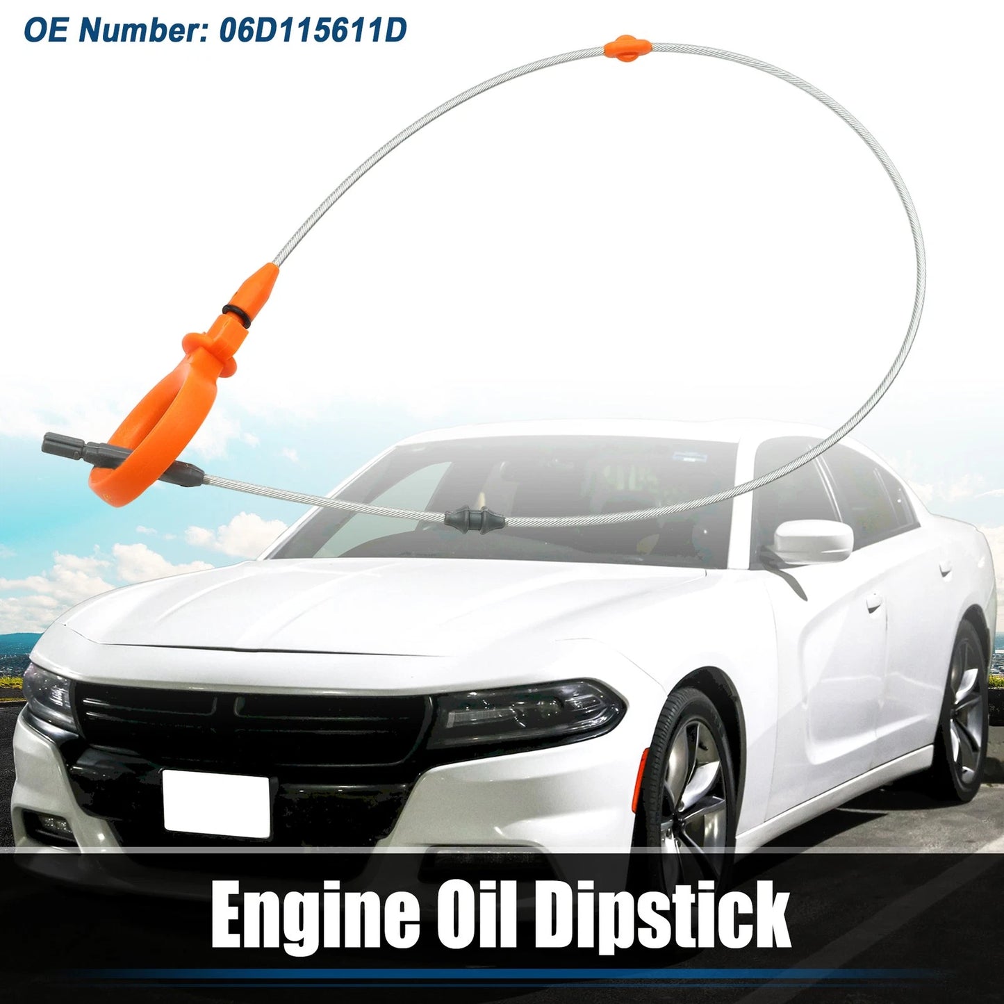 Engine Oil Fluid Level Dipstick for Audi A4 (2002–2008) No. 06D115611D