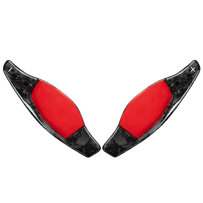 Carbon Fiber Steering Wheel Paddle Shifter Extensions for Audi R8 RS3 RS4 RS5 TT