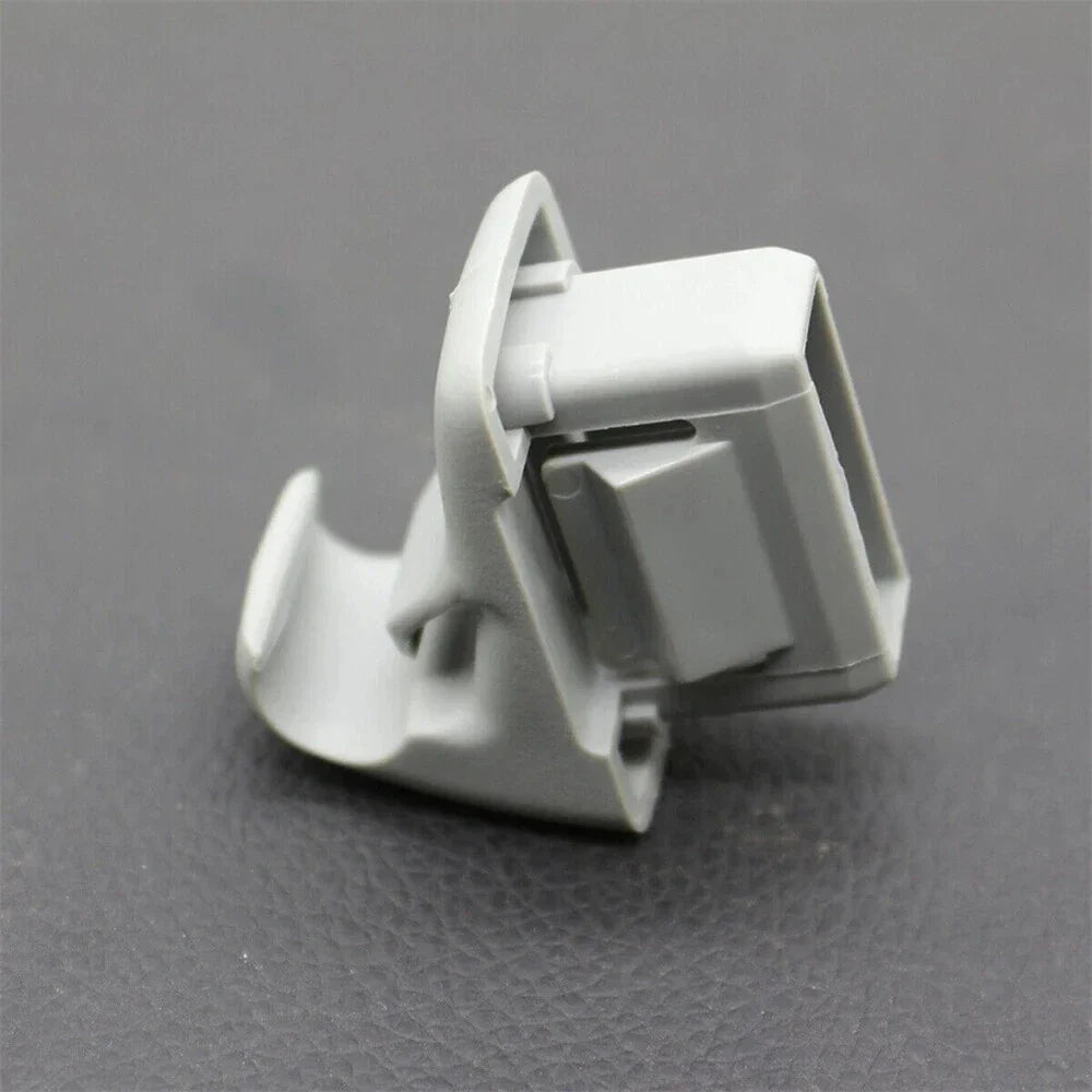 Car Sun Visor Holder Clips Grey for Mitsubishi Lancer, Outlander, ASX