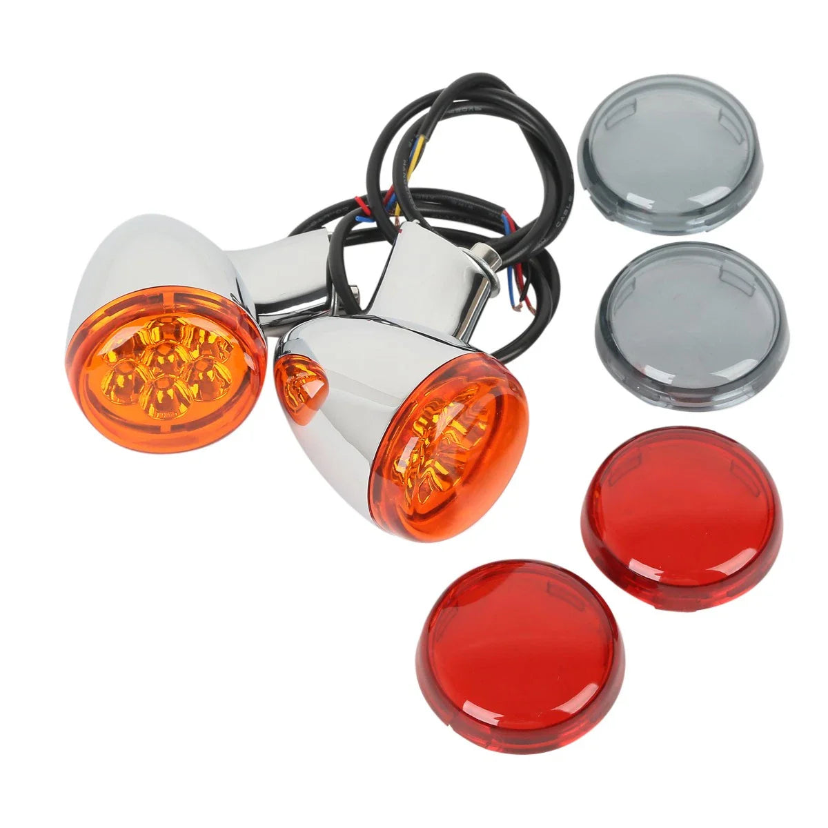 Chrome Turn Signal Lights Bracket for Harley XL883 XL1200 Sportster (92-22)