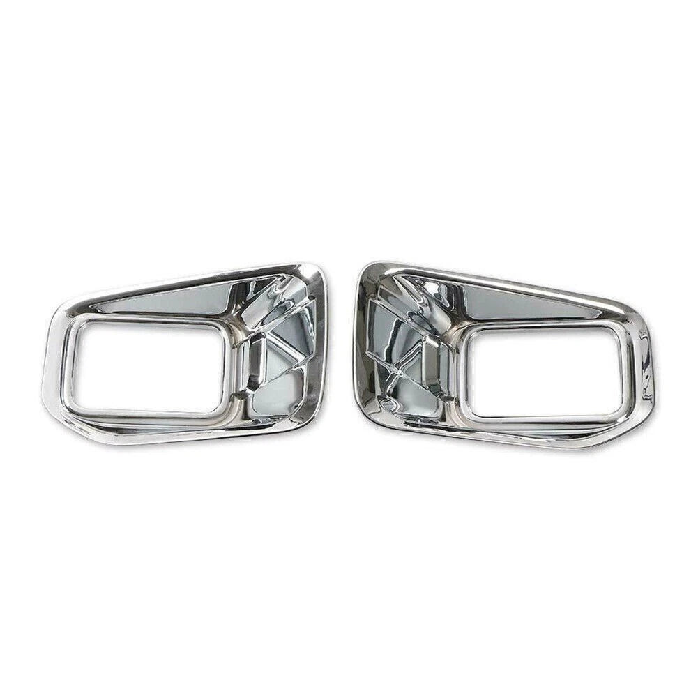 2X Chrome Front Fog Light Decoration Cover Trim for Ford F-150 (2015–2018)
