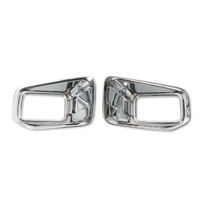 2X Chrome Front Fog Light Decoration Cover Trim for Ford F-150 (2015–2018)