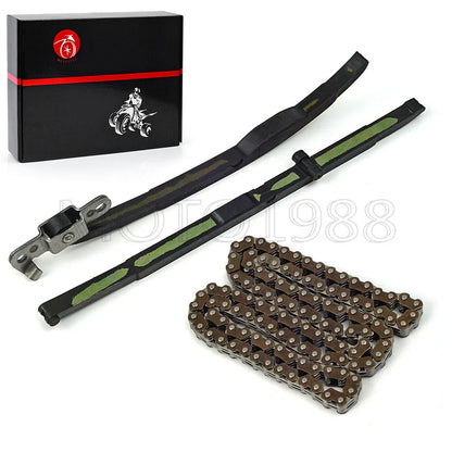 2 x Cam Timing Chain & Guide for Yamaha YFZ450 / YZ450F / WR450 (2003–2013)