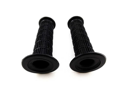 Black Hand Grip Set for Kawasaki KH100 (1974-1977) - Left & Right Pair