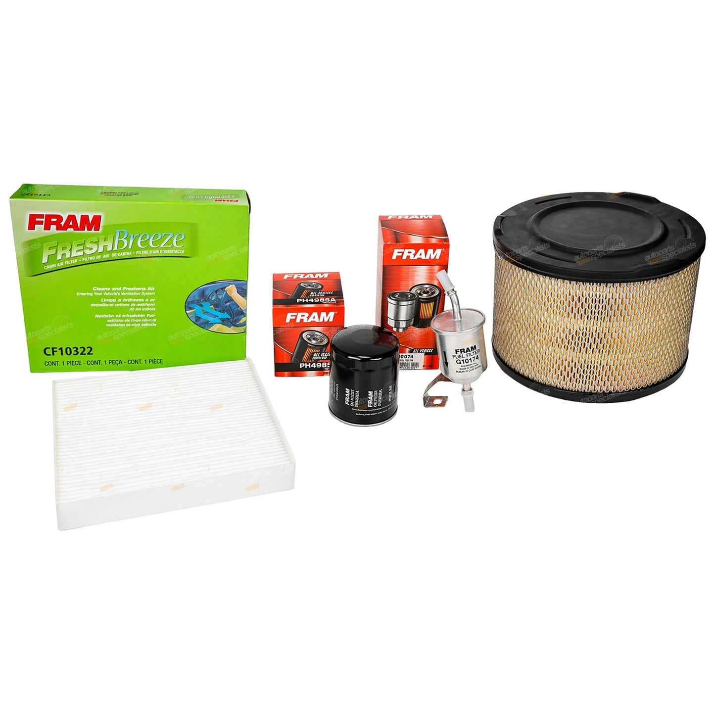 Oil Air Fuel Filter Service Kit for Hilux TGN16 (2005–2015)
