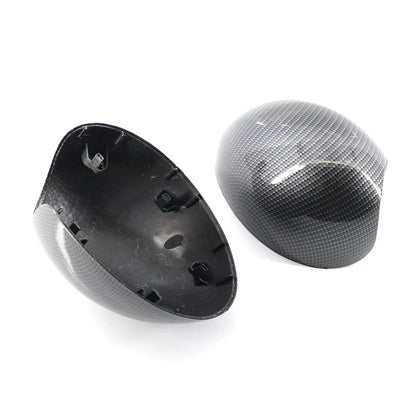 Carbon Fiber Mirror Cover Caps for BMW Mini Cooper R55 R56 R57 (2007-2013)