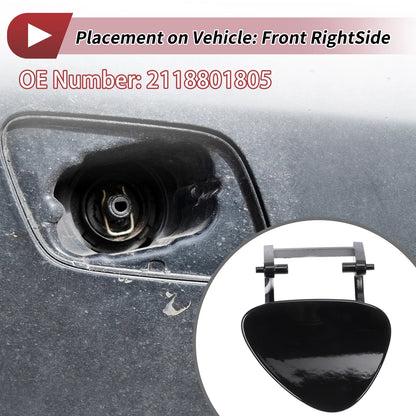Front Right Washer Nozzle Cover for Mercedes-Benz E320 (1994-2006) Black 1 x