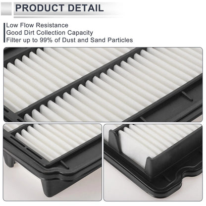 Car Engine Air Filter for Chevrolet Aveo 1.6L (2004-2011) - 1 x Filter