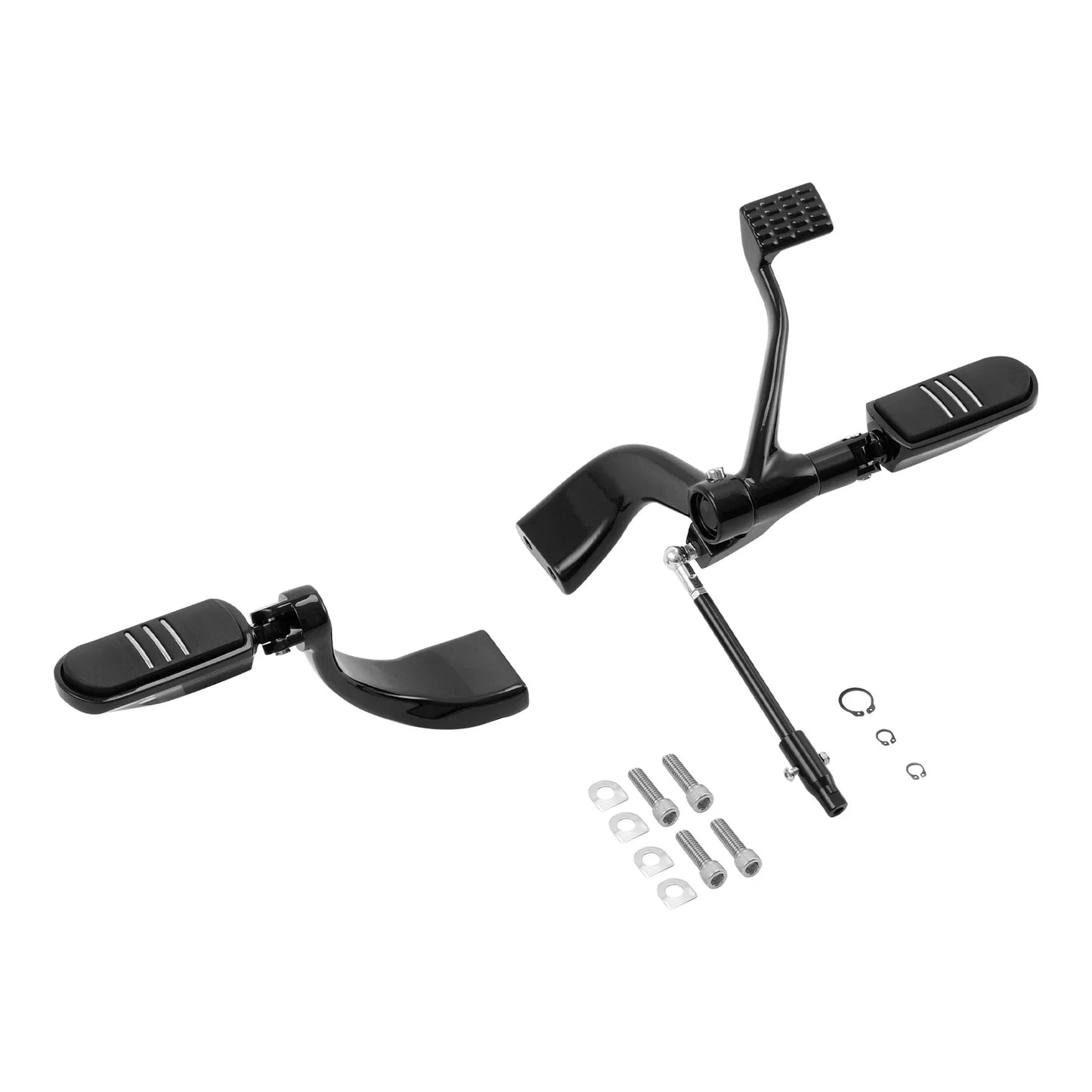 Black Mid-Controls Shifter Lever Pegs for Harley Sportster XL (2014-2022)