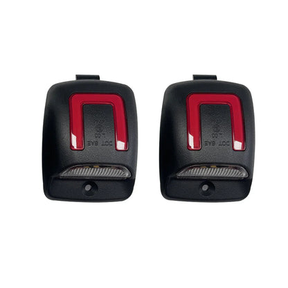 White+Red LED Rear Bumper License Plate Lamps for Toyota Tacoma (2005–2015)