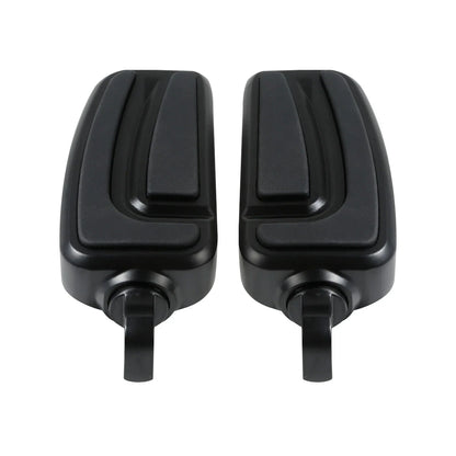 Footpegs for Harley Touring Softail Street Bob Black