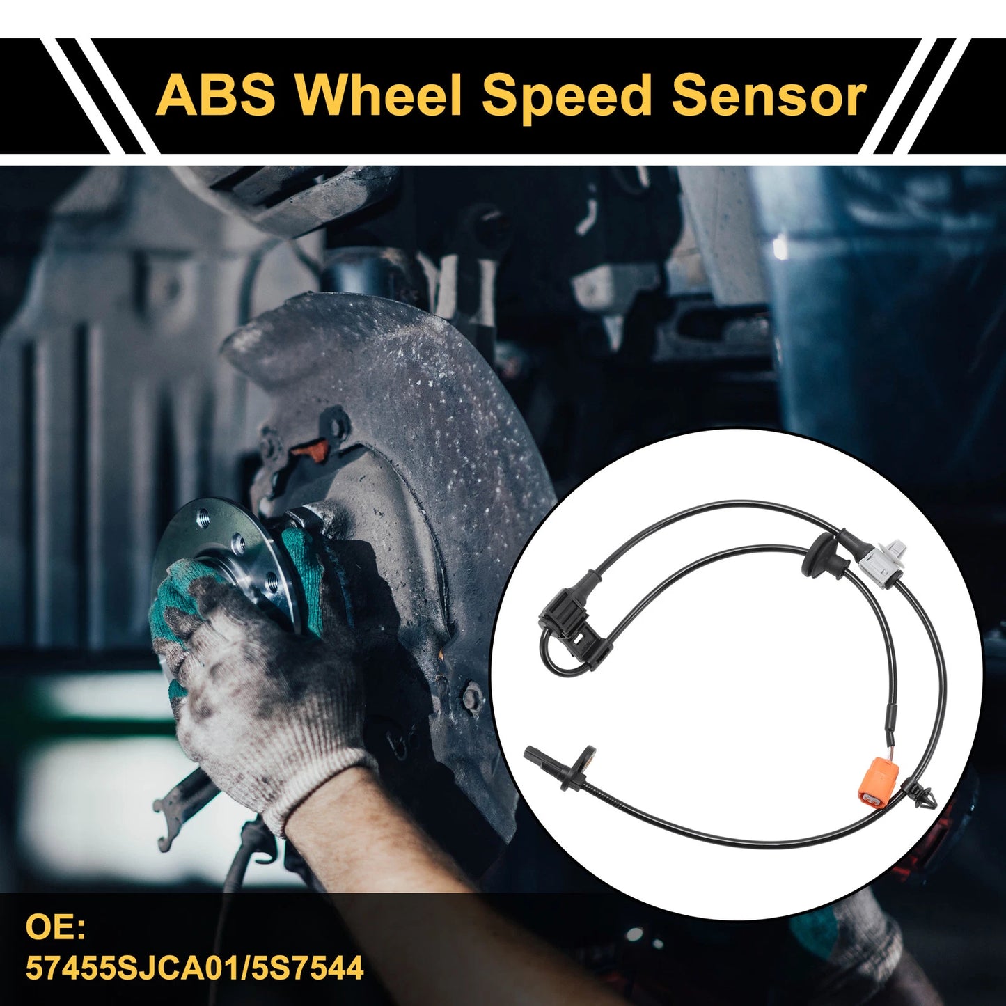 ABS Wheel Speed Sensor No. 57455SJCA01/5S7544 for Honda Ridgeline (2006–2014)