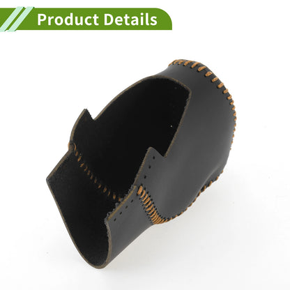 Gear Shift Knob Cover for Honda Civic (2022–2024) Black Brown Faux Leather