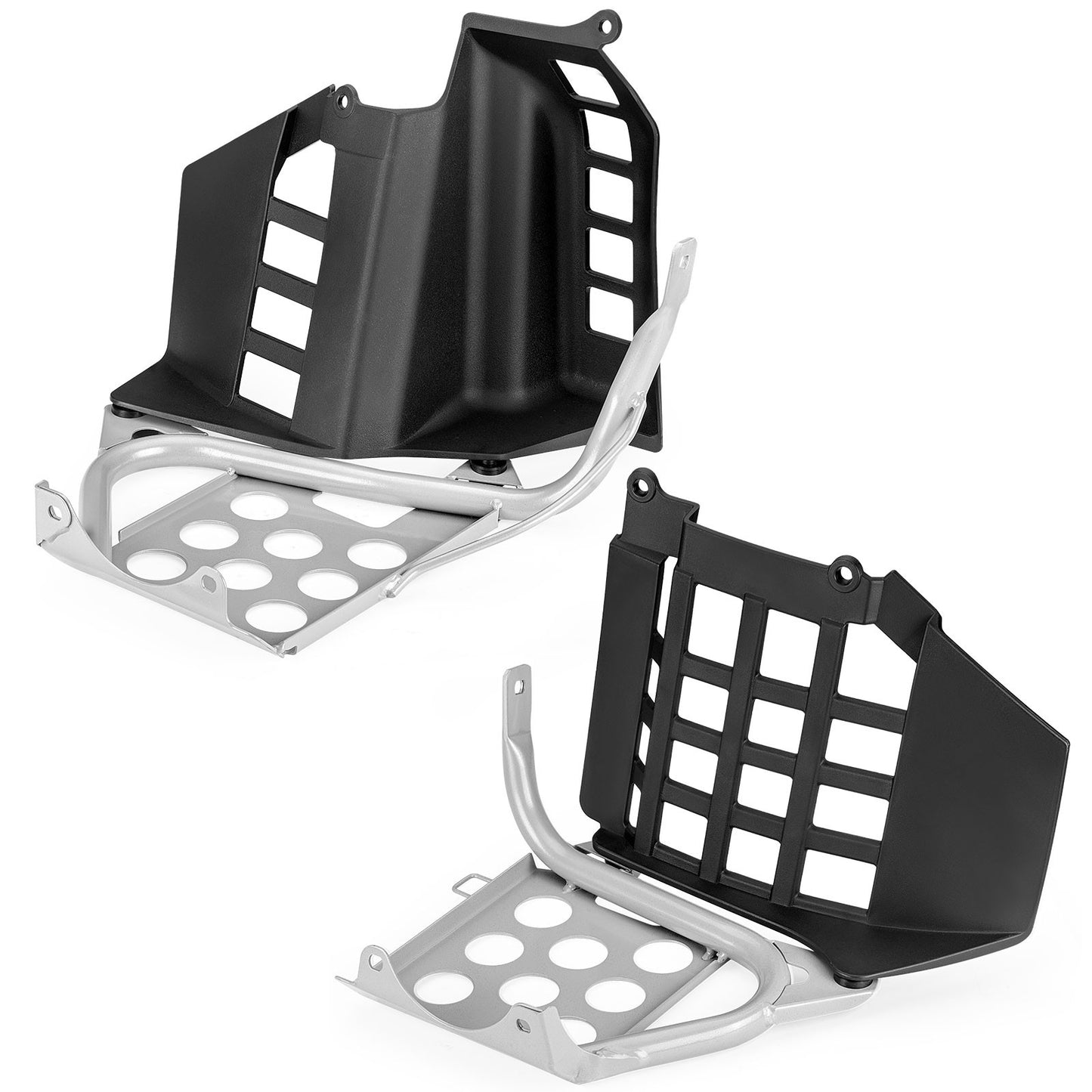 Silver Heel Guards for Yamaha Banshee 350 (1990–2006)
