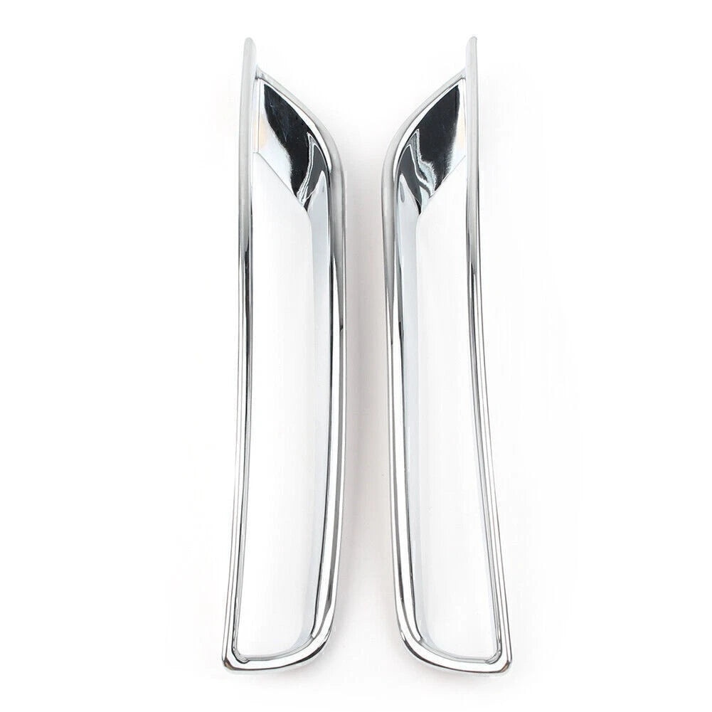2X ABS Chrome Rear Fog Light Cover Trim for Subaru Forester (2013–2018)
