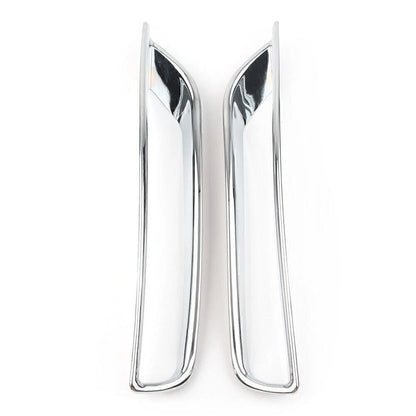 2X ABS Chrome Rear Fog Light Cover Trim for Subaru Forester (2013–2018)